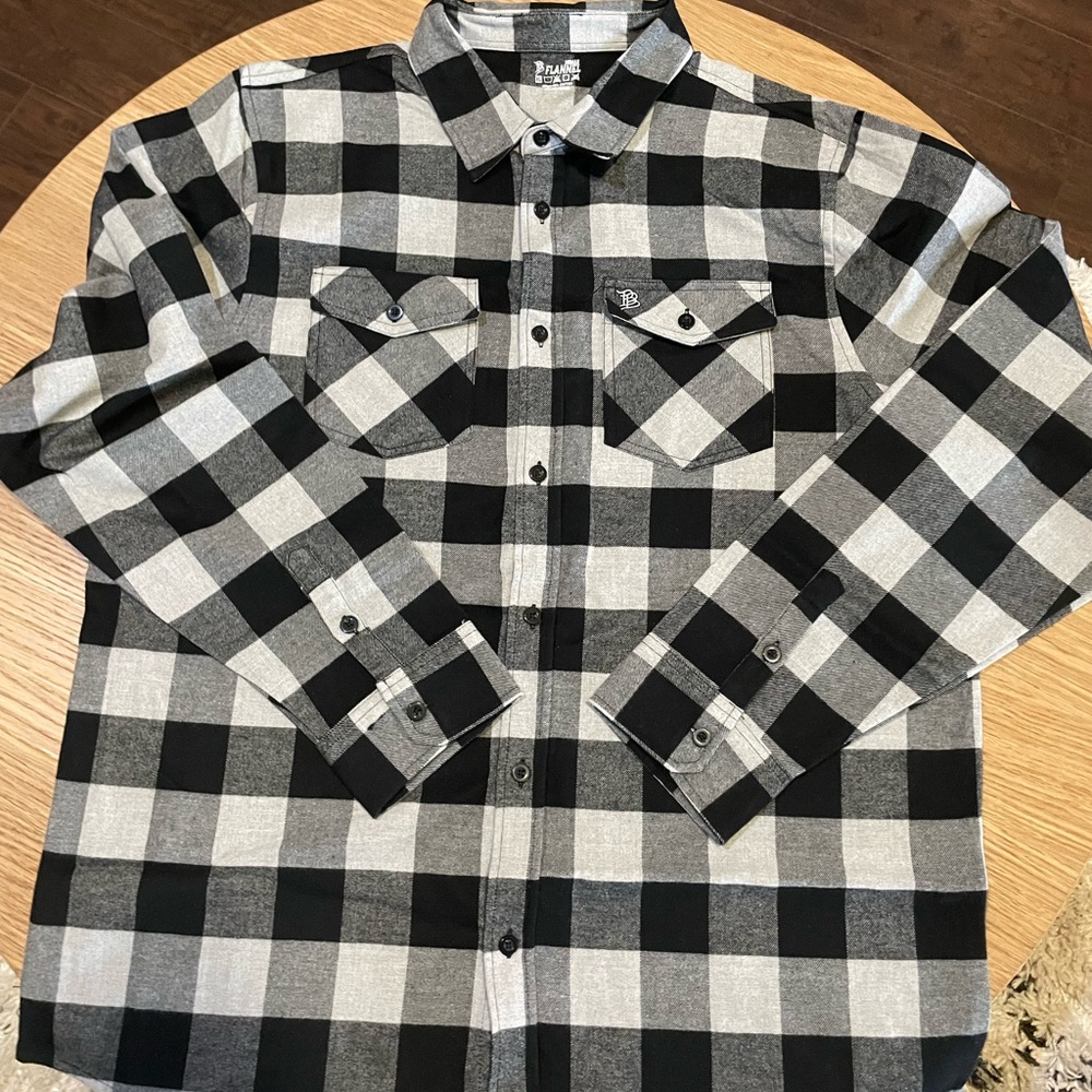 Branded Bills flannel shirt.